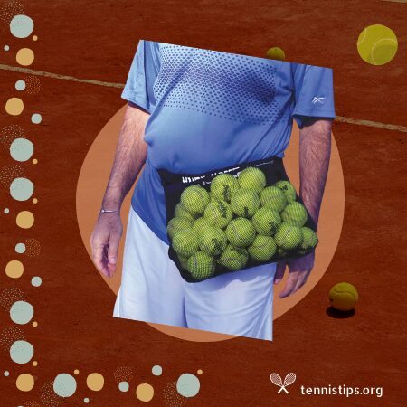 Oncourt Saha Dışı Tenis Topu Tutma Çantası