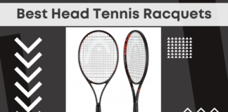 Raquetes de tênis de cabeça