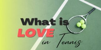 Liefdesdefinitie in tennis