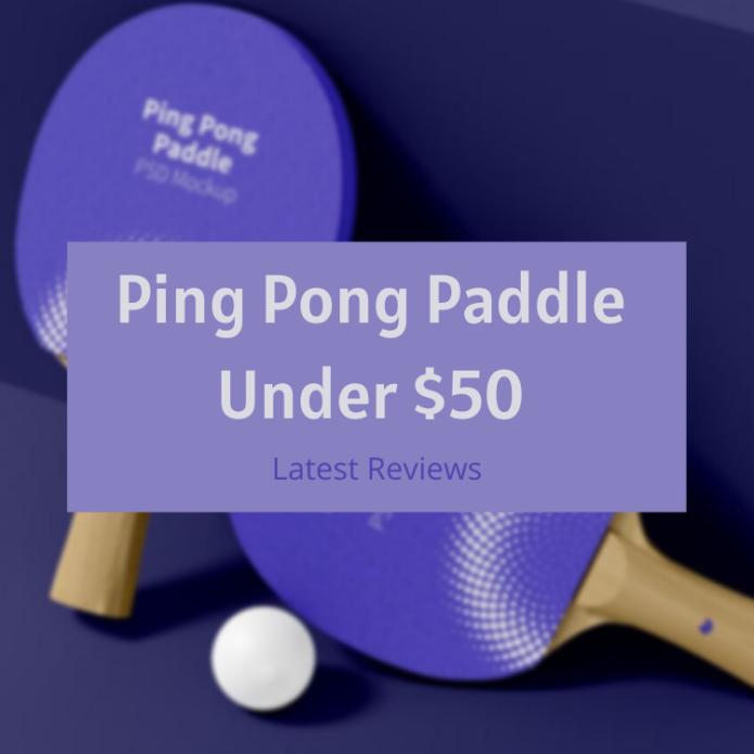 Pingpongpeddel onder $ 50