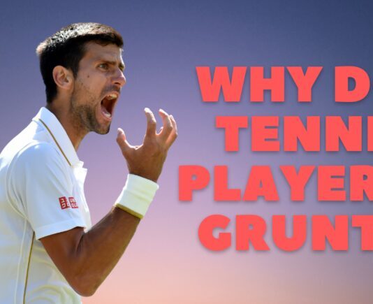 Waarom grommen tennissers