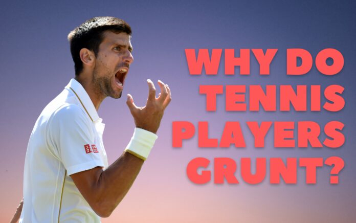 Waarom grommen tennissers