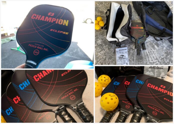 Set completo di pickleball Champion Eclipse Graphite