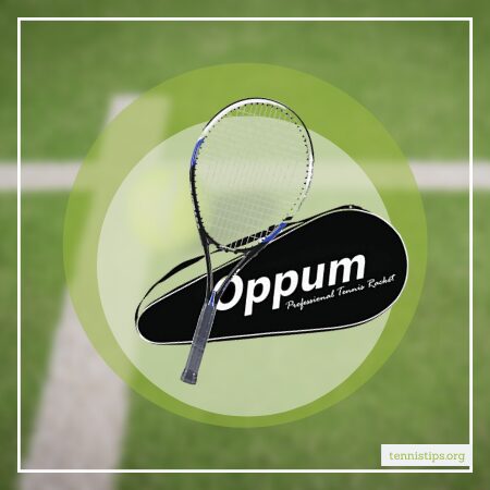 Raquete de tênis de fibra de carbono Oppum