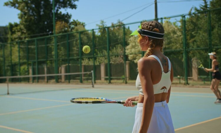 College Studenten Tennis