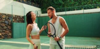 College Students Tennis