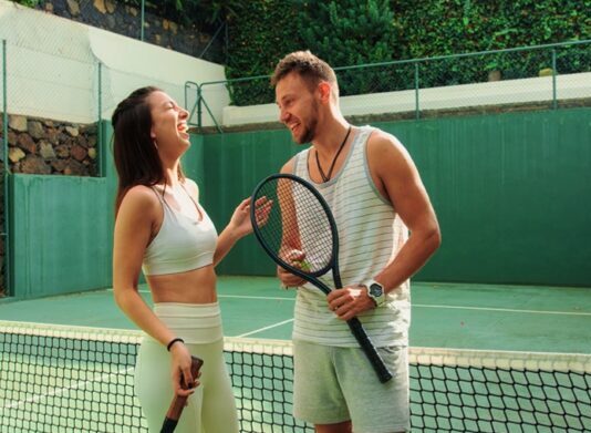 College Students Tennis