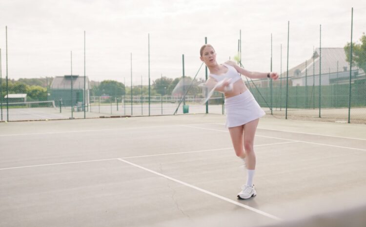 College-Studenten-Tennis