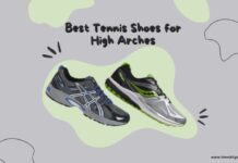 tennis shoes for high arches