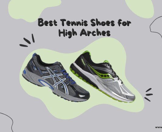 tennis shoes for high arches