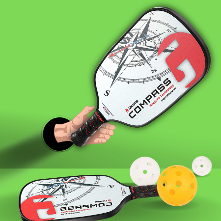 Gamma NeuCore Pickleball-peddels met honingraatgreep