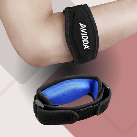 AVIDDA Tenniselleboogbrace met compressiekussen