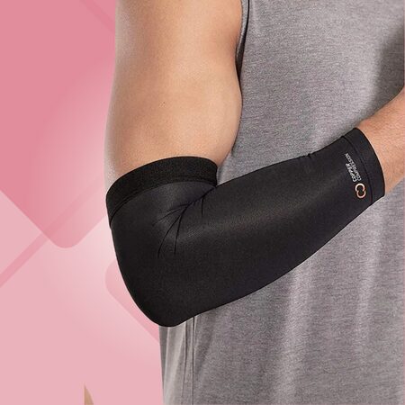 Koperen Compressie Tennis Elleboogbrace