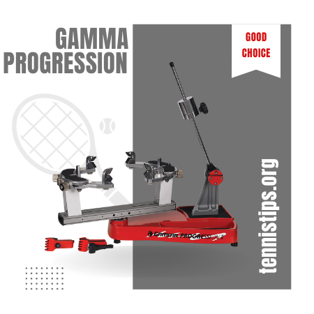 Máquina de encordoamento de raquete de tênis de progressão gama