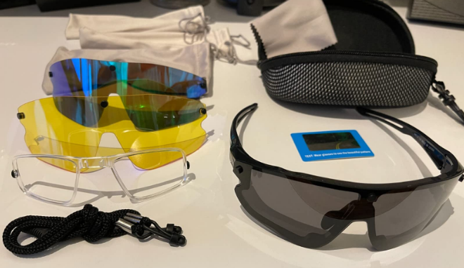 OULIQI Polarized Sports Solglasögon för män och kvinnor