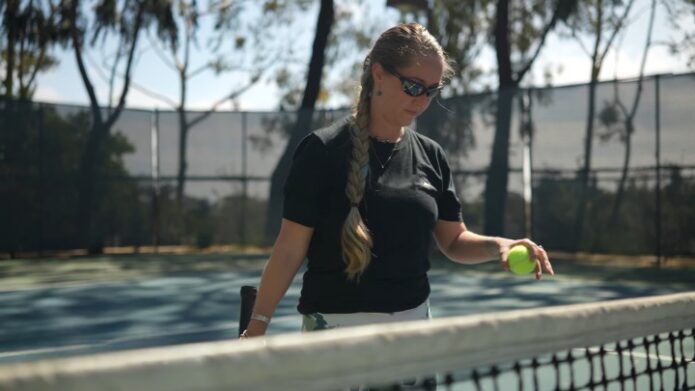 Gafas de sol de tenis