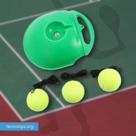 Maxmartt Tennis Ball Tennis Beginner Training Ball with 4M Elastic Rubber String for Single Practice 