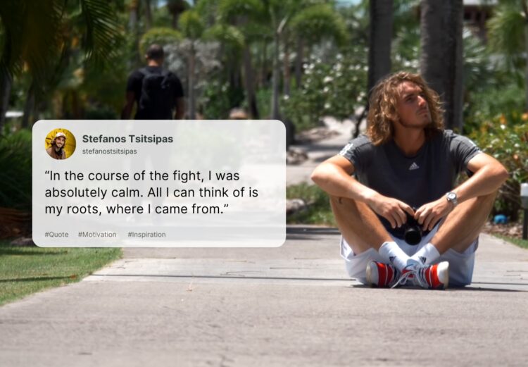 Zitate von Stefanos Tsitsipas