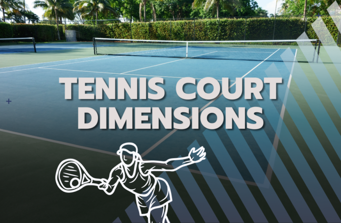 Tennisbana mått Tennisbana mått