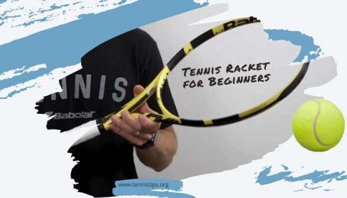 Raquete de tênis para iniciantes