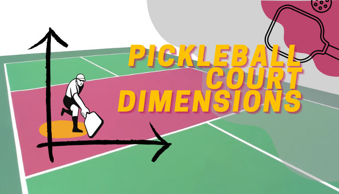 Pickleball-banan