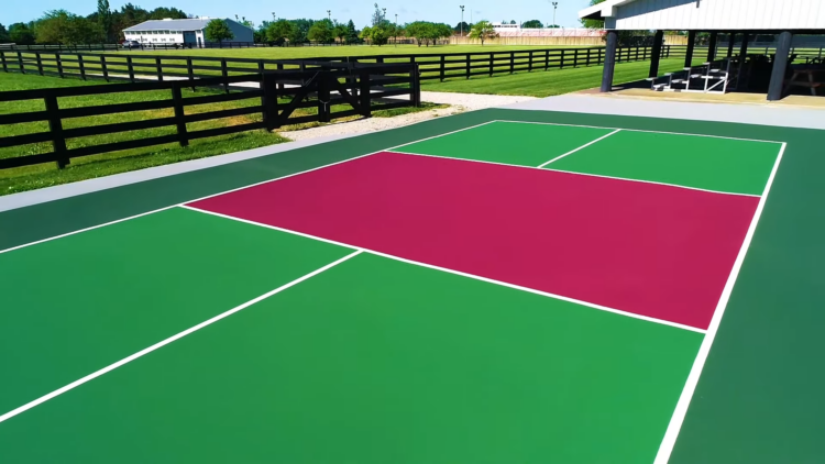 Oppervlaktespecificaties Pickleball