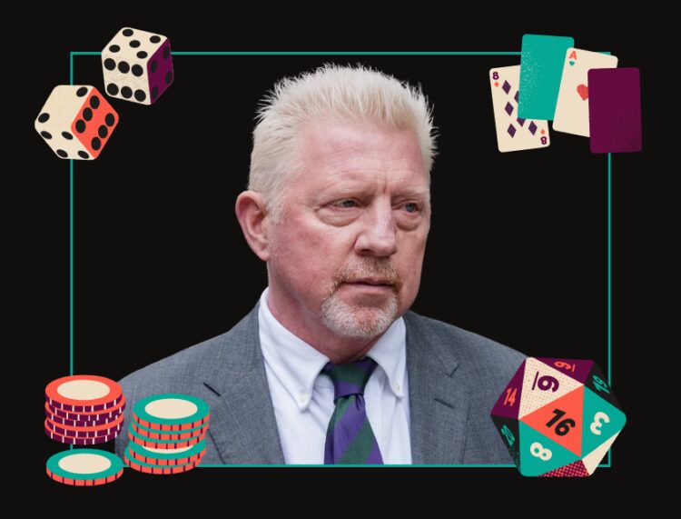 Boris Becker apostando