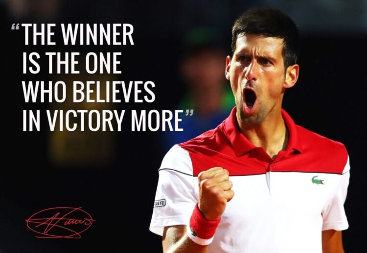 Novak Djokovic tennis quote