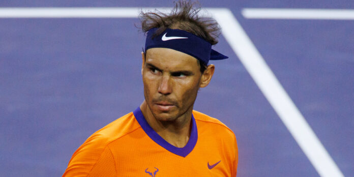 RAFAEL NADAL (ESP)TENNIS 2023 , BNP PARIBAS OPEN, INDIAN WELLS TENNIS GARDEN, INDIAN WELLS, CALIFORNIA, USA, WTA 1000, ATP 1000, MASTERS, HARD COURT, OUTDOOR, ATP, WTA'S SWING, USA 2023S SWING, USA , SINGEL KVINNOR, DUBBEL MAN,
