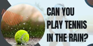 Puoi giocare a tennis sotto la pioggia