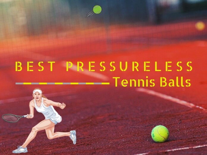 Balles de tennis sans pression
