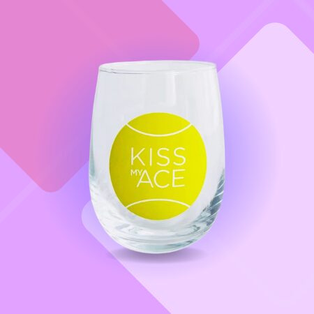 Tennis Wine Glass