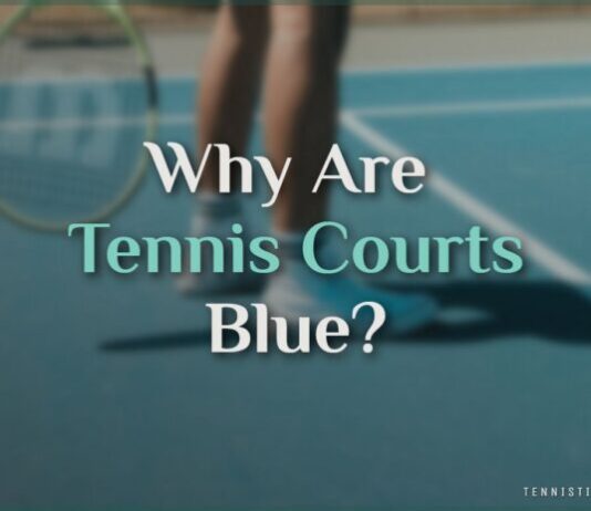 Waarom zijn tennisbanen blauw