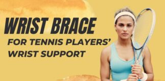 Polsbrace voor tennisspelers