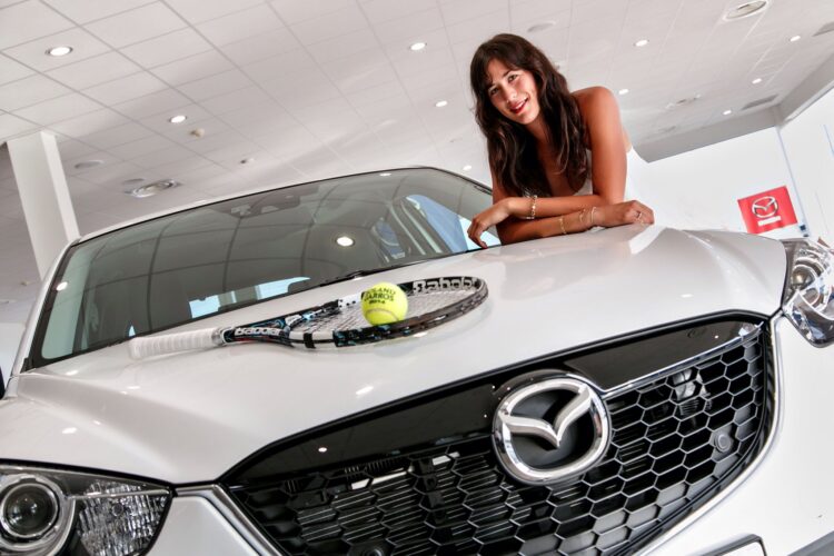 voiture de garbine muguruza