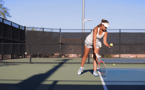 prática de tênis