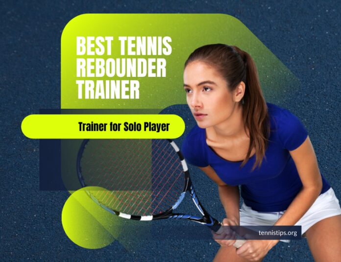 Perfect Solo Tennis Trainers for Outdoor Indoor Tennis Training Tennis Trainer Portable Tennis Trainer Rebounder Ball Kit Self-Study Tennis Rebound Power Base Tennis Training Equipment 