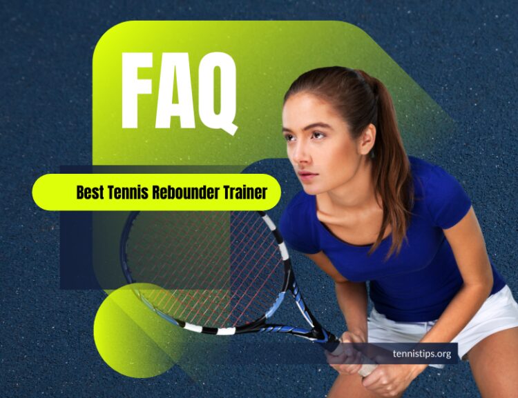 HIKO23 Tennis Trainer Rebounder Ball Trainer Baseboard with Long Rope Round and Rectangular Tennis Training Practice 