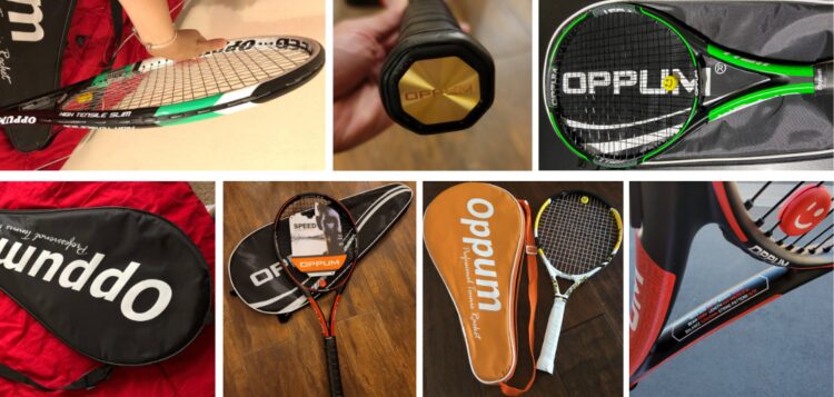 Racchetta da tennis Oppum in fibra di carbonio