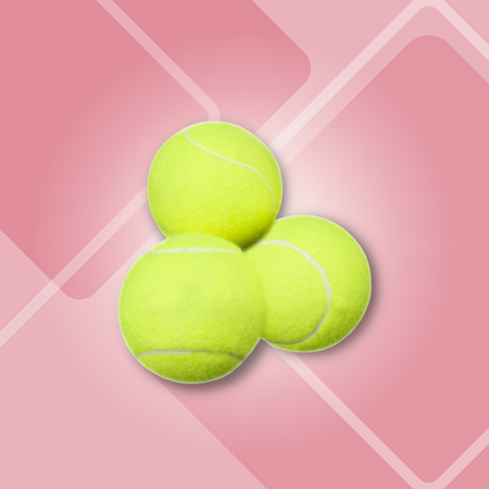 Paquete de 3 pelotas de tenis Enston para torneos de entrenamiento y entretenimiento