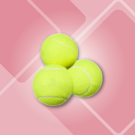 Lot de 3 balles de tennis enston pour tournoi d'entraînement et divertissement