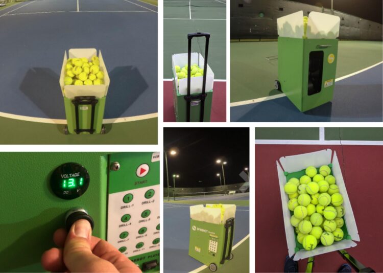 Machine à balles de tennis de sport CATEGEE, temps de course de 3 à 6  heures, lance-balles de tennis automatique pour l'entraînement et la
