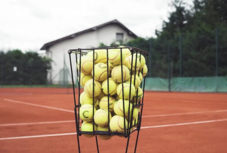 Recolectores de pelotas de tenis