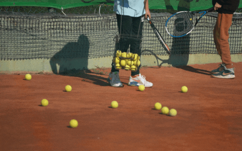 Recolectores de pelotas de tenis
