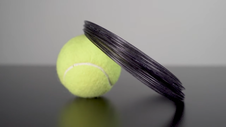 Tipos de cuerdas de tenis