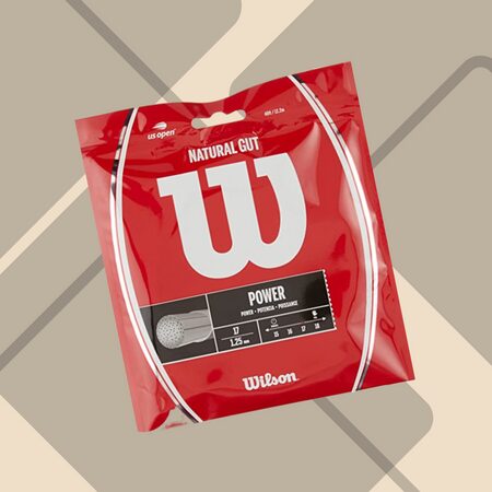 WILSON Sportartikelen 17 gauge natuurlijke darm tennissnaar