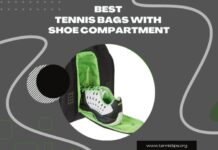 tennis bags with shoe compartment