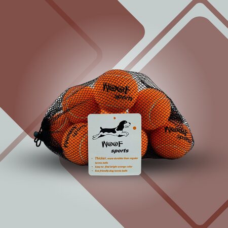 Balles de tennis pour chien de Woof Sports