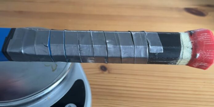 How To Use Lead Tape on Your Tennis Racket - Racket Handle
