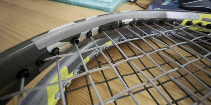 Cómo usar cinta de plomo en su raqueta de tenis
